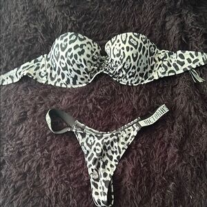 Victoria's Secret Monochrome Leopard Bikini